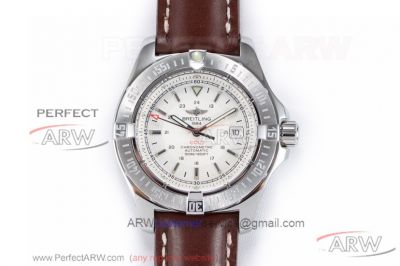 Perfect Replica GB Factory Breitling A17380 Colt Automatic Stainless Steel Case White Dial 41mm Watch